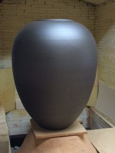 Large Floor Vase thrown by Mark Heidenreich of Terra-villa